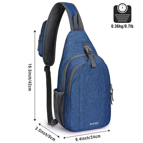 G4Free Sling Bag RFID Blocking Sling Backpack and Crossbody 